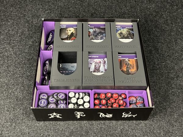 2 Insert pasujący do gry Tyrants of The Underdark + protektory na żetony