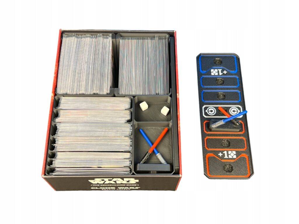 Insert pasujący do gry Star Wars The Deckbuilding Game ORAZ Clone Wars + TOR MOCY