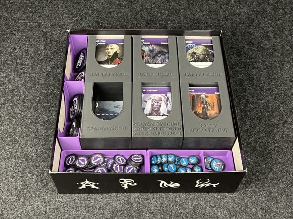 3 Insert pasujący do gry Tyrants of The Underdark + protektory na żetony