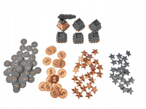 f00a2ce7516c5840c557556b0e275de4.jpg Zamienniki żetonów pasujące do gry Nucleum | Nucleum Upgrade Pack