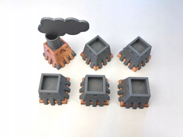 f6a18bcb7f2a86e5bd2c5110feb8cf4a.jpg Zamienniki żetonów pasujące do gry Nucleum | Nucleum Upgrade Pack