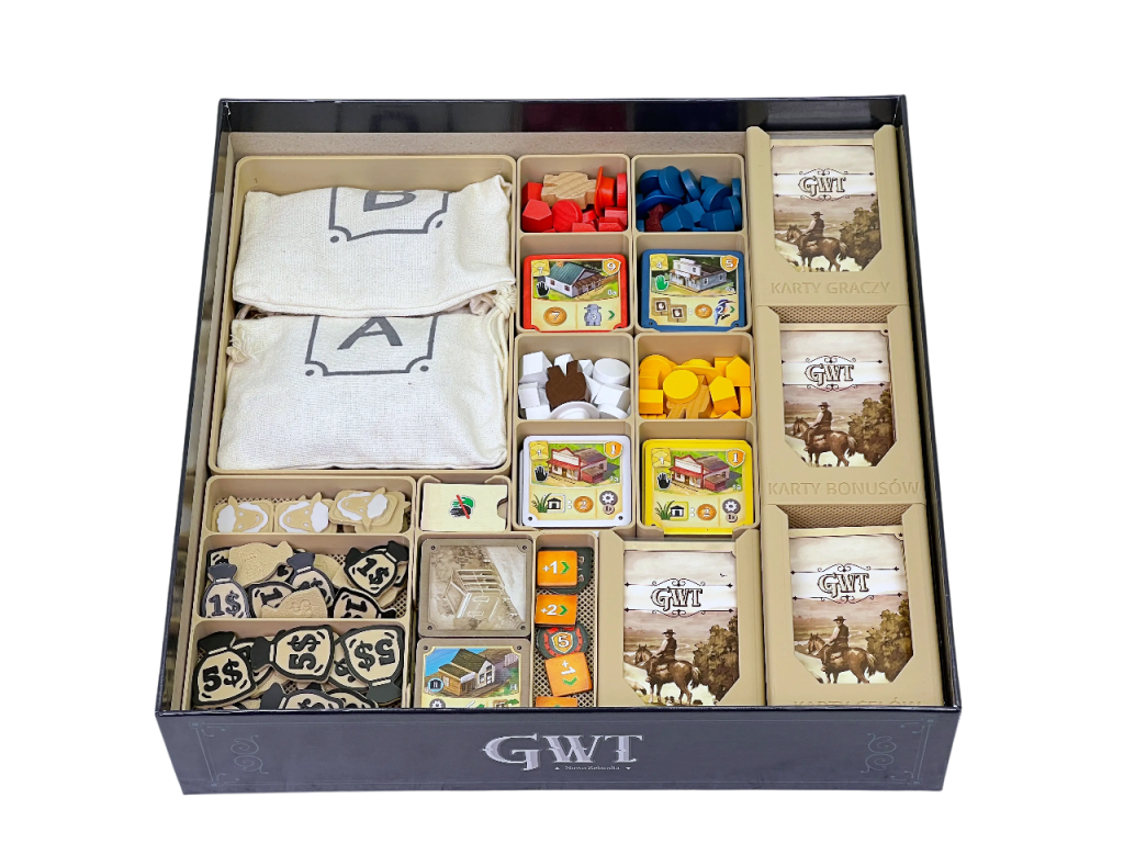 Insert pasujący do gry Great Western Trail: Nowa Zelandia