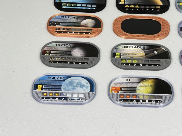2 Nakładki na kafle obiektów pasujące do gry Terraformacja Marsa Kolonie