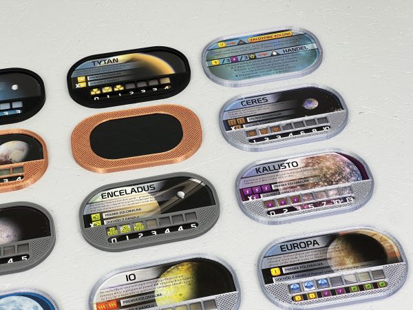 4 Nakładki na kafle obiektów pasujące do gry Terraformacja Marsa Kolonie