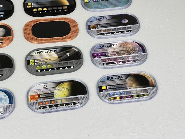 5 Nakładki na kafle obiektów pasujące do gry Terraformacja Marsa Kolonie