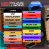 colors GAMU HexTrays - uniwersalne tacki do gier planszowych z pudełkiem